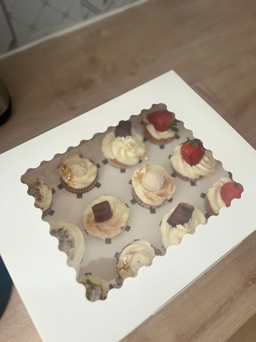 boite de 12 cupcakes parfum au choix